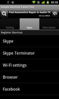 برنامه‌نما Simple Shortcut Panel Free عکس از صفحه