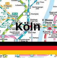 Köln Subway/Metro/Train Offline Map ケルン電車路線図　無料 capture d'écran 1