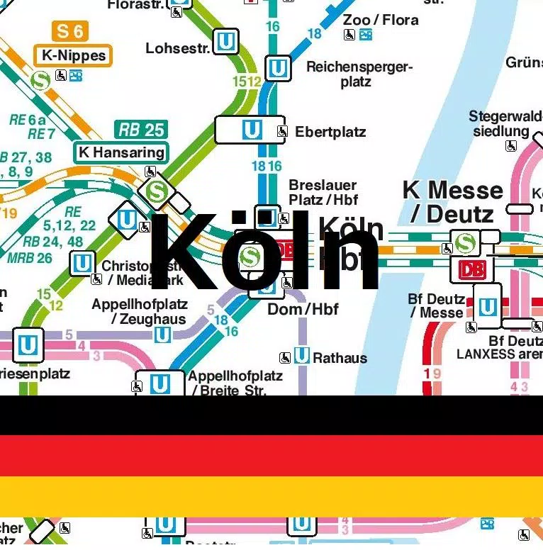 Koln Subway Metro Train Offline Map ケルン電車路線図 無料 Apk For Android Download