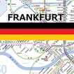 Frankfurt Subway/Metro/Train Offline Mapフランクフルト路線図