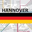 Hannover Subway/Metro/Train Offline Map ハノーバー電車路線図
