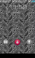 きせかえ壁紙☆Monotone Paisley 截图 2