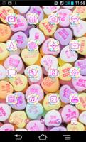 きせかえ壁紙☆Sweet candies with تصوير الشاشة 1