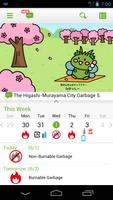 Higashi-Murayama City Garbage الملصق