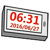 Simple Digital Table Clock-APK