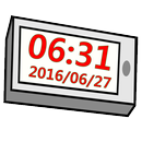 Simple Digital Table Clock APK