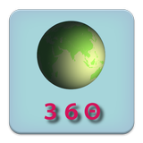 360 viewer icône