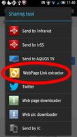 WebPage Link extractor syot layar 1