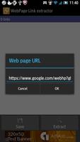 برنامه‌نما WebPage Link extractor عکس از صفحه