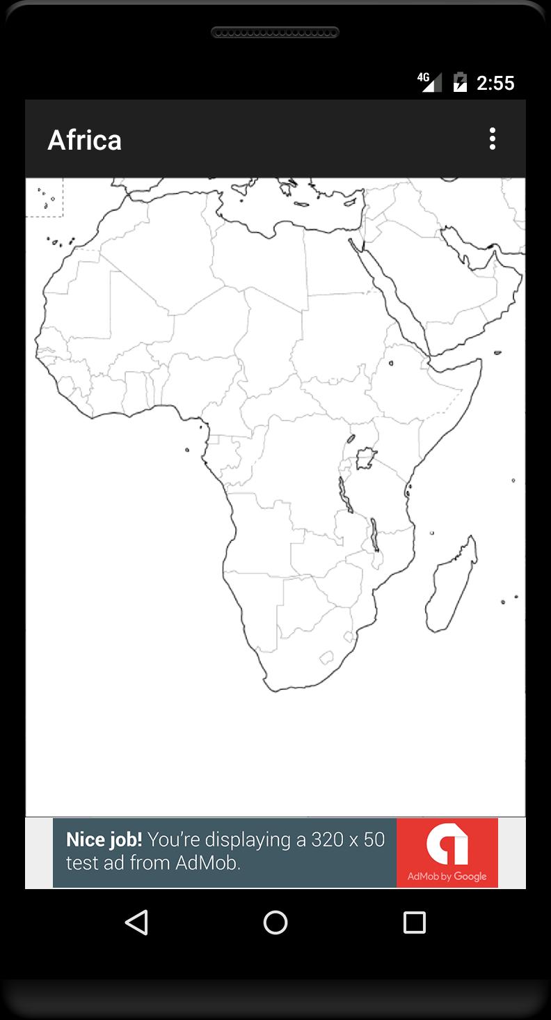 Android 用の 白地図 アフリカ Apk をダウンロード