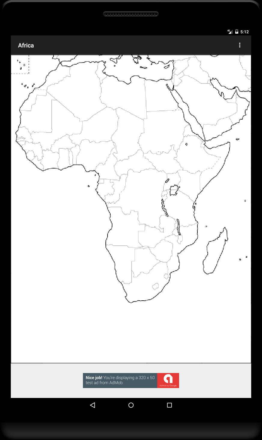 Android 用の 白地図 アフリカ Apk をダウンロード