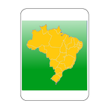 Blank Map, Brazil أيقونة