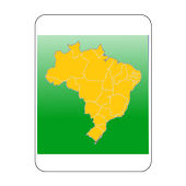 Blank Map, Brazil icon
