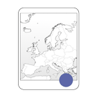 Blank Map, Europe simgesi