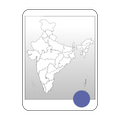”Blank Map, India