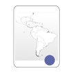 Blank Map, Latin America