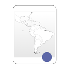 Blank Map, Latin America 图标