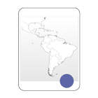 Blank Map, Latin America biểu tượng