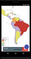 Blank Map, Latin America پوسٹر