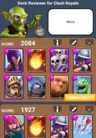 Deck Reviewer for Clash Royale ảnh chụp màn hình 1