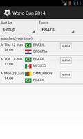 World Cup 2014 Schedule screenshot 2