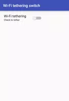 Simple WiFi tethering switch poster