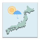 降水ナウキャストアイコン表示ウィジェット