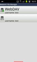 WebDAV File Manager capture d'écran 1