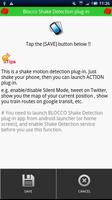 BLOCCO Shake Detection plug-in Affiche