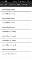JLPT N3 LEVEL APP LESSON ảnh chụp màn hình 1