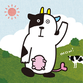 福島県鏡石町公式アプリ『モ〜ッと牧場のあーさー♪』 иконка