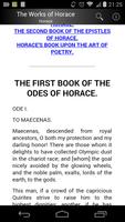 The Works of Horace تصوير الشاشة 1
