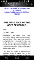 The Works of Horace اسکرین شاٹ 1