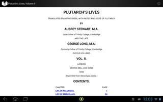 Plutarch's Lives Volume 2 اسکرین شاٹ 2