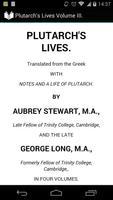Plutarch's Lives Volume 3 Cartaz