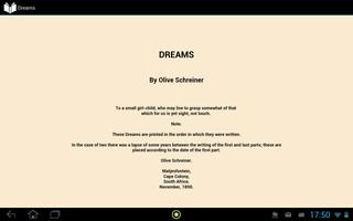 Dreams by Olive Schreiner скриншот 2