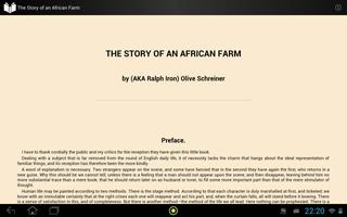 The Story of an African Farm اسکرین شاٹ 2