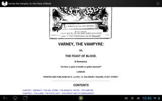 برنامه‌نما Varney the Vampire عکس از صفحه