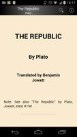 The Republic by Plato Plakat