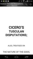 Cicero's Tusculan Disputations poster