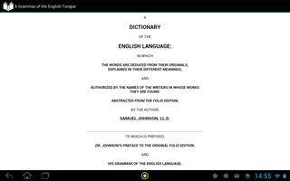 برنامه‌نما Dictionary of English Language عکس از صفحه