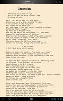 Poems by T. S. Eliot スクリーンショット 2