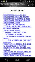 Wonder Book of Bible Stories captura de pantalla 1