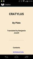 Cratylus by Plato poster
