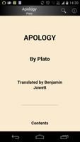 Apology by Plato Affiche