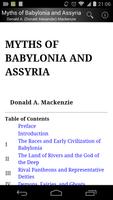 Myths of Babylonia and Assyria Affiche