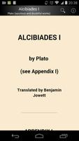 Alcibiades I by Plato постер