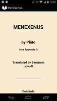 Menexenus by Plato постер
