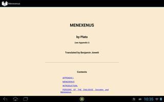 Menexenus by Plato captura de pantalla 2