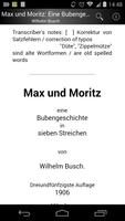 Poster Max und Moritz